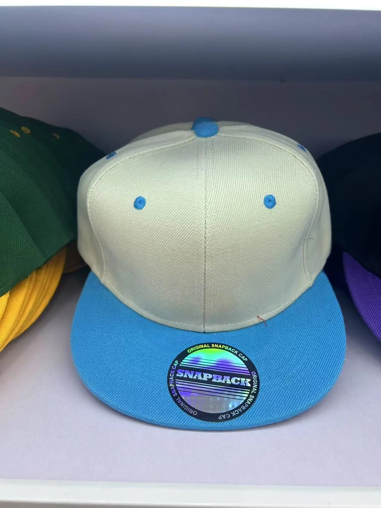 Unisex Flat Brim Snapback Hat For Men Women