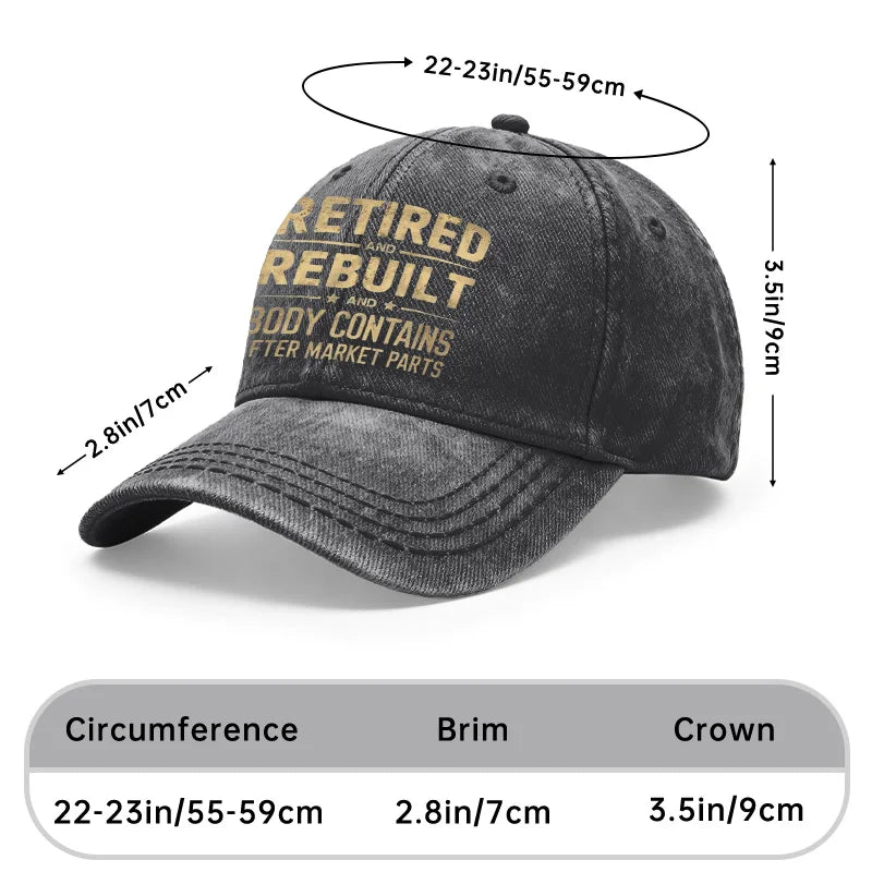 Retro Distressed Unisex Baseball Hats