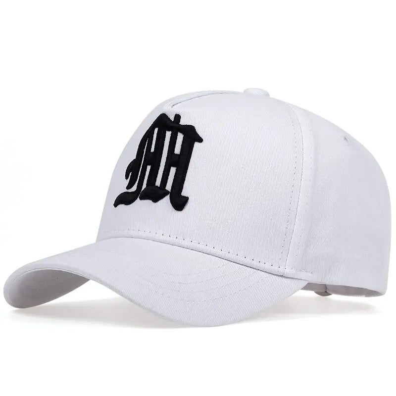 Fashion Gothic Letter M Embroidery Baseball Caps