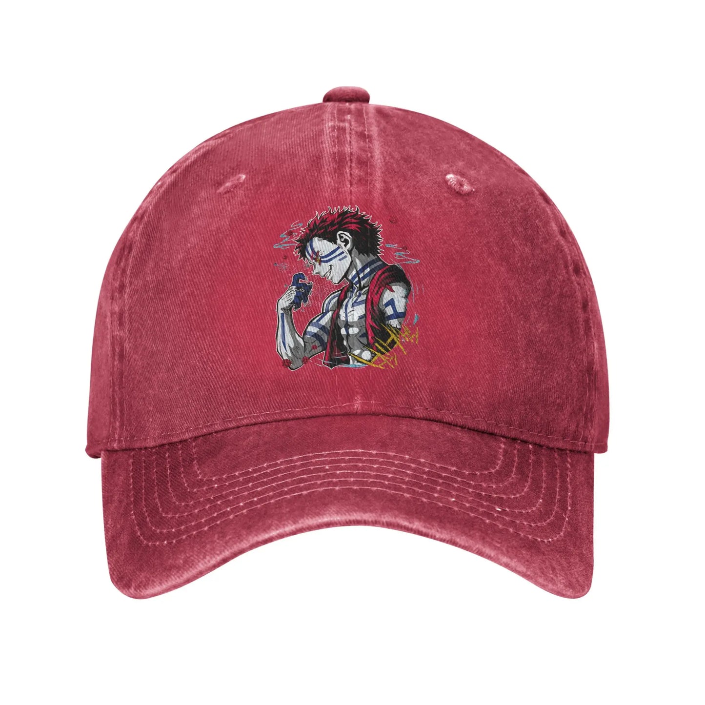 Summer Cap Sun Visor Upper Moon 3 Akaza Hip Hop Caps Demon Slayer Baseball Hat