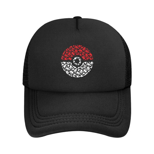 Pikachu Pokeball Mesh Baseball Cap