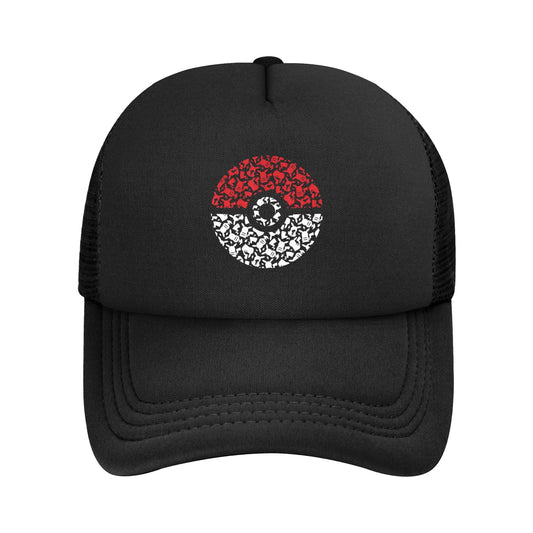 Pikachu Pokeball Mesh Baseball Cap