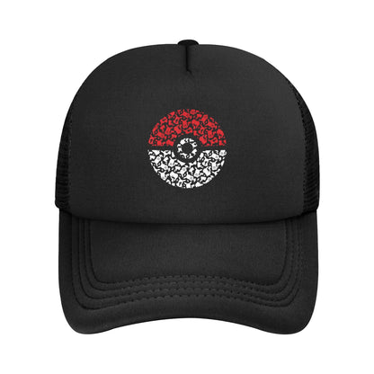 Pokemoned Charmander Mesh Baseball Caps
