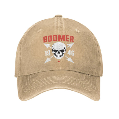 Boomer 1946 Before All You Sissie were Born Skull Casual Baseball Cap