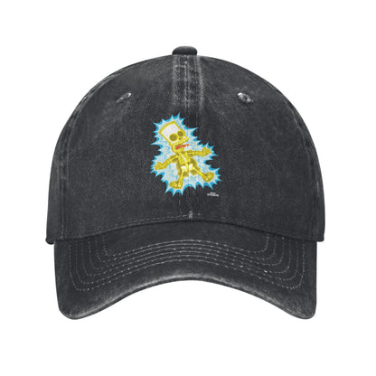 The S-simpson Skeleton Electro Sun Baseball Cap