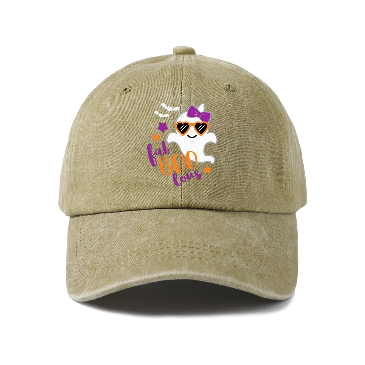 Cowboy Ghost Boo Graphic Baseball Cap