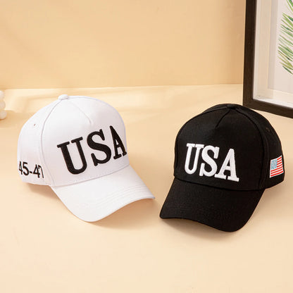 Fashion USA Letter Embroidered Baseball Cap