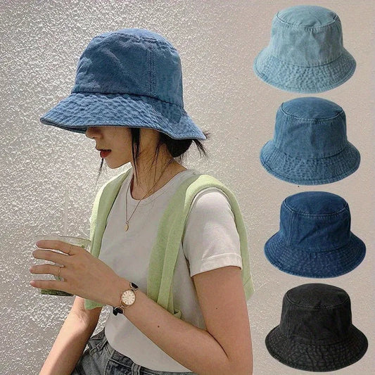 New Denim Fisherman Hat