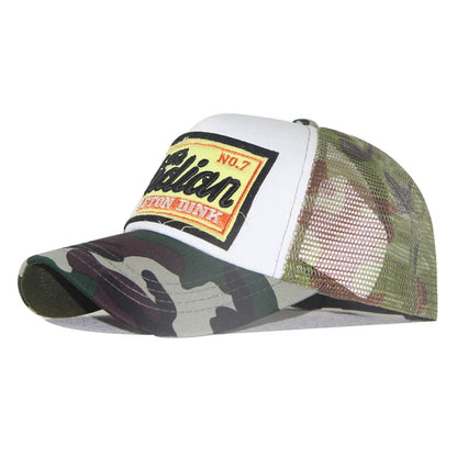 Streetwear Letter Embroidery Mesh Dad Baseball Cap Fashion Snapback Hip Hop