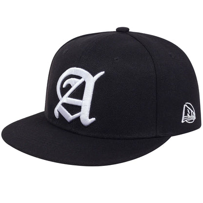Unisex Personality A Letter Embroidery Hip-hop Hats Snapback Cap