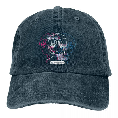 Serial Experiments Lain Anime Multicolor Hat Baseball Hat