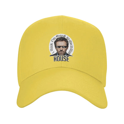 New Design Baseball Cap House MD Dr Gregory House Wear For Unisex Baseball Cap
