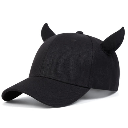Unisex Personalized Bull Horn Baseball Caps