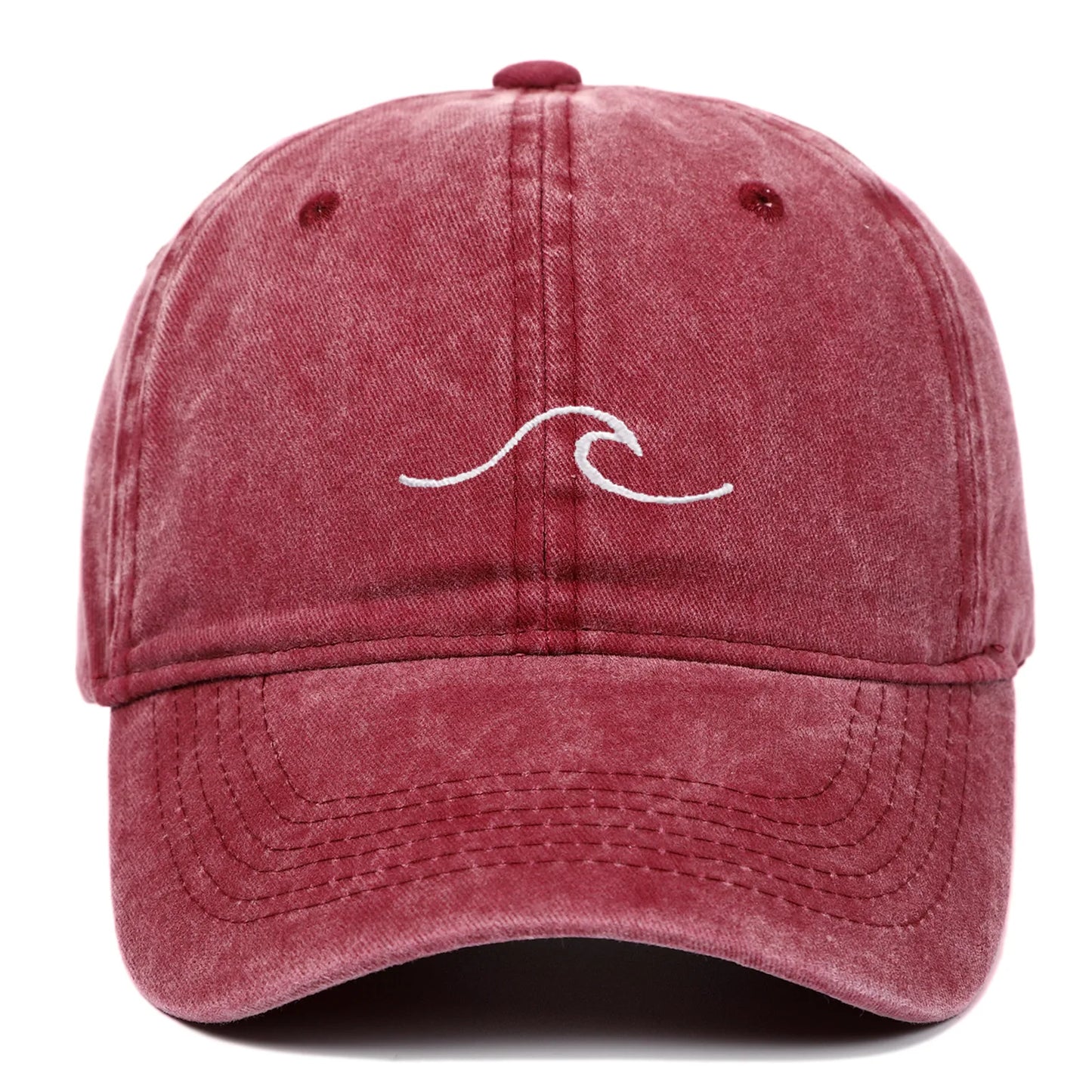 New Fashion Embroidered Ripple Wave Baseball Cap