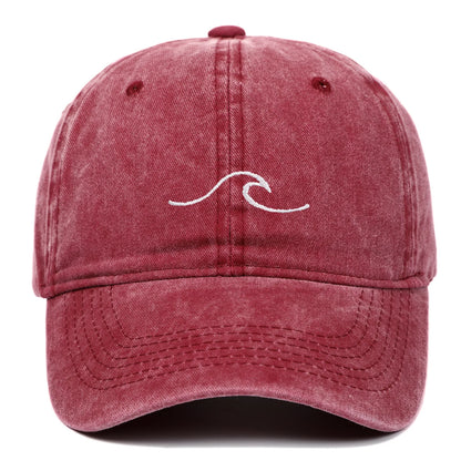 New Fashion Embroidered Ripple Wave Baseball Cap