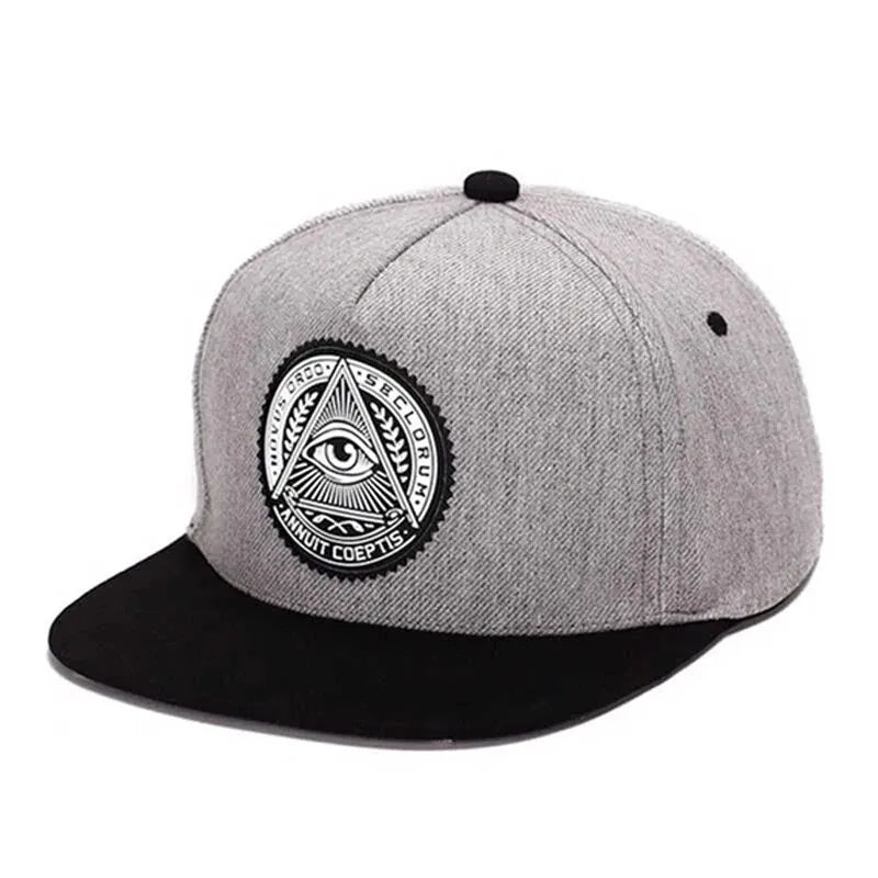 New Baseball Cap Eye Pattern Man Women Snapback Caps