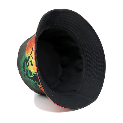 European And American Personalized Animal-Printed Bucket Hat