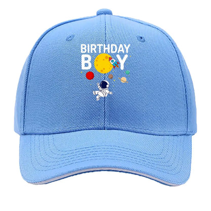 Astronaut Rocket Planet Moon Stars Space Cartoon Sandwich Baseball Cap