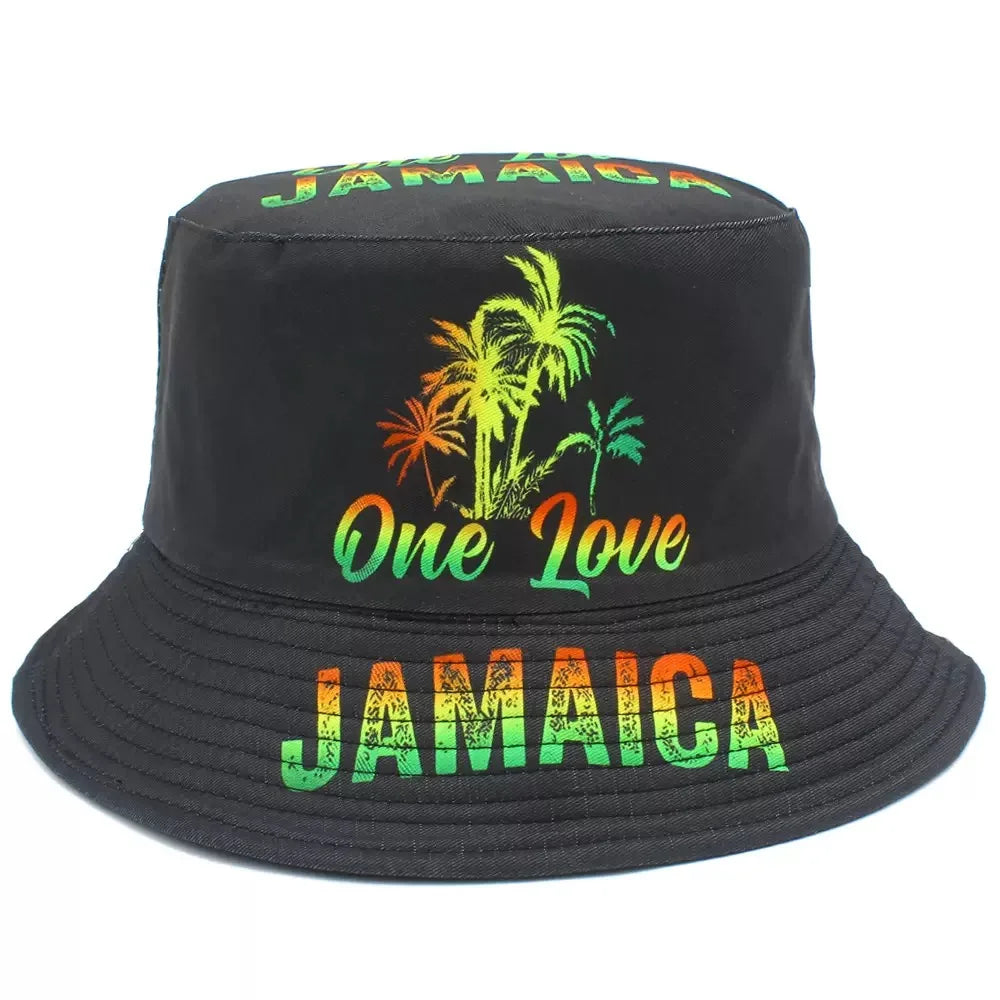 Flag Print Cheer Hat Bucket Hat