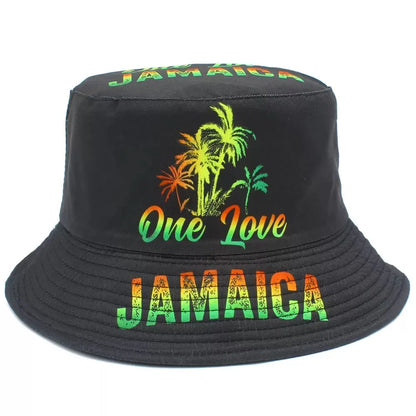 Flag Print Cheer Hat Bucket Hat