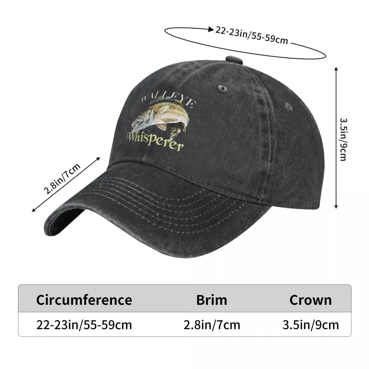 Walleye Whisperer Baseball Cap