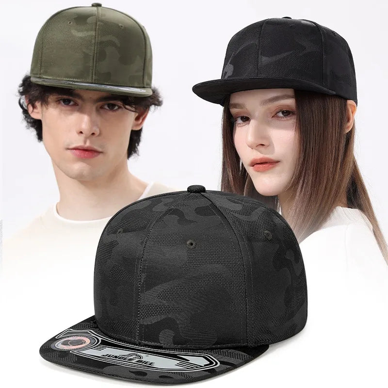 Fashion Men Women Cotton Camouflage Snapback Cap Four Season