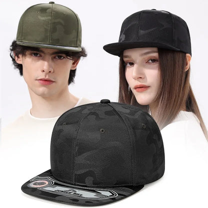 Fashion Men Women Cotton Camouflage Snapback Cap Four Season