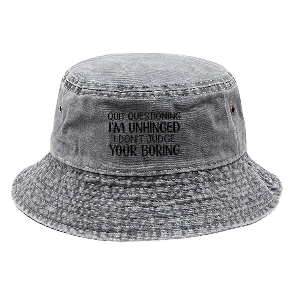 Latest Trend Solid Color Bucket Hat