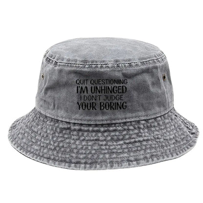Latest Trend Solid Color Bucket Hat