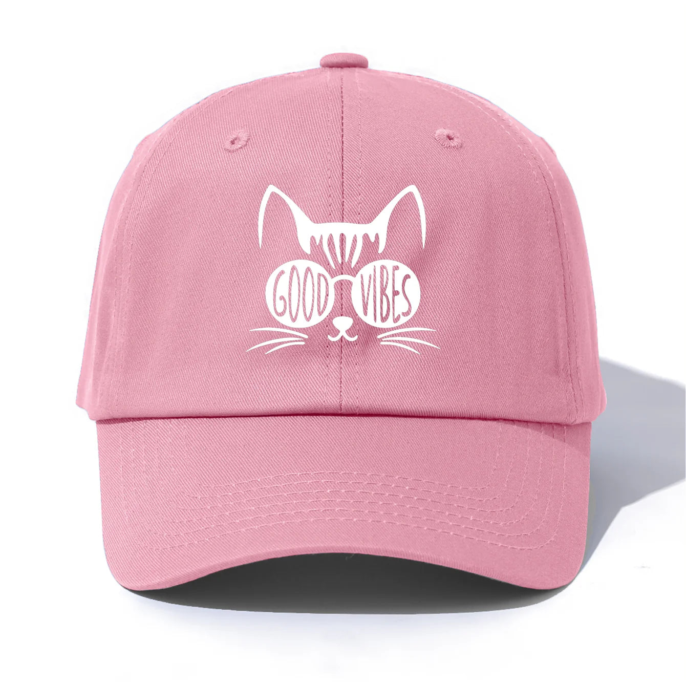 GOOD VIBES Print  Baseball Cap For Adults