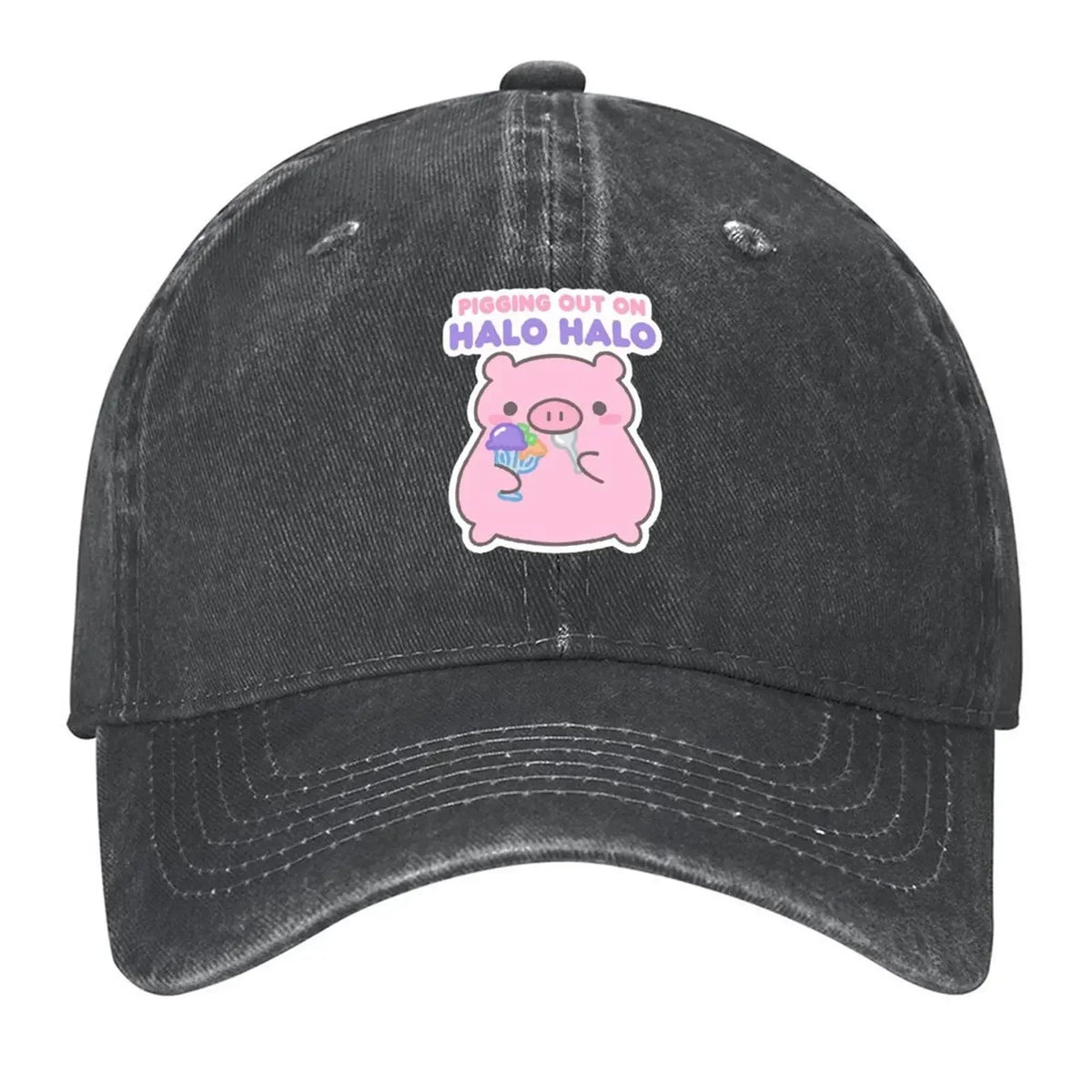 Halo-Halo Pig Baseball Cap