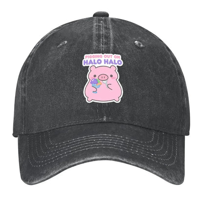 Halo-Halo Pig Baseball Cap