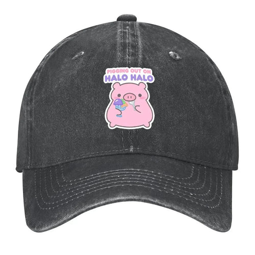 Halo-Halo Pig Baseball Cap