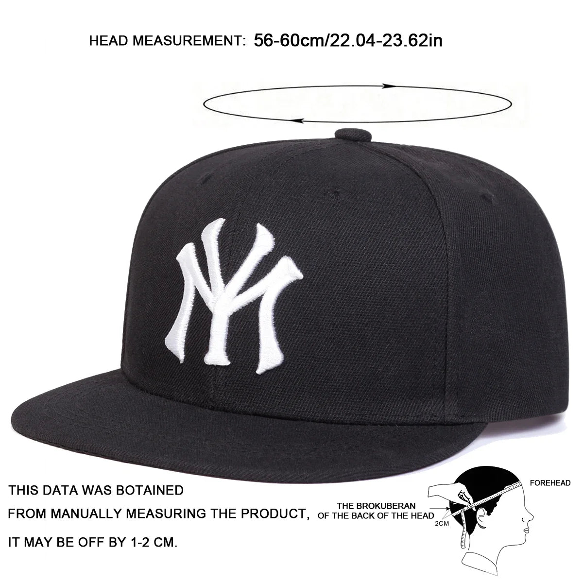 Unisex Letter Embroidery Hip-hop Hats Fashion Spring Autumn Outdoor