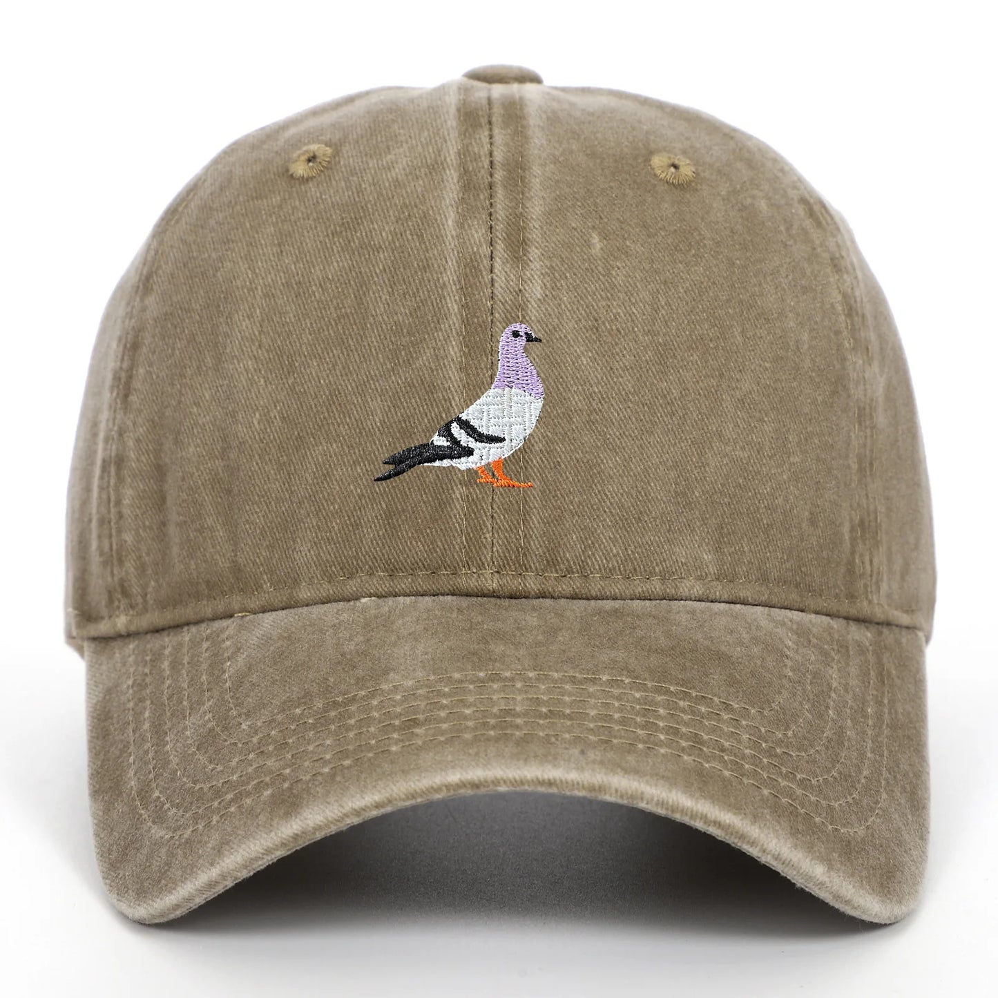 Men And Women Summer Sun Hat Pigeon Embroidered Baseball Hat