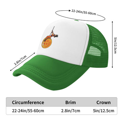 Wrecking Dragon Ball Saiyan Mesh Baseball Cap