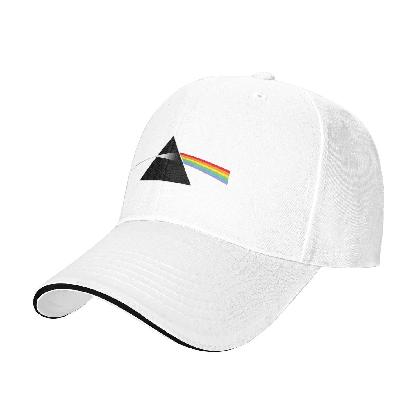 Summer Band P-Pink Floyds Break Triangel Rainbow Baseball Cap