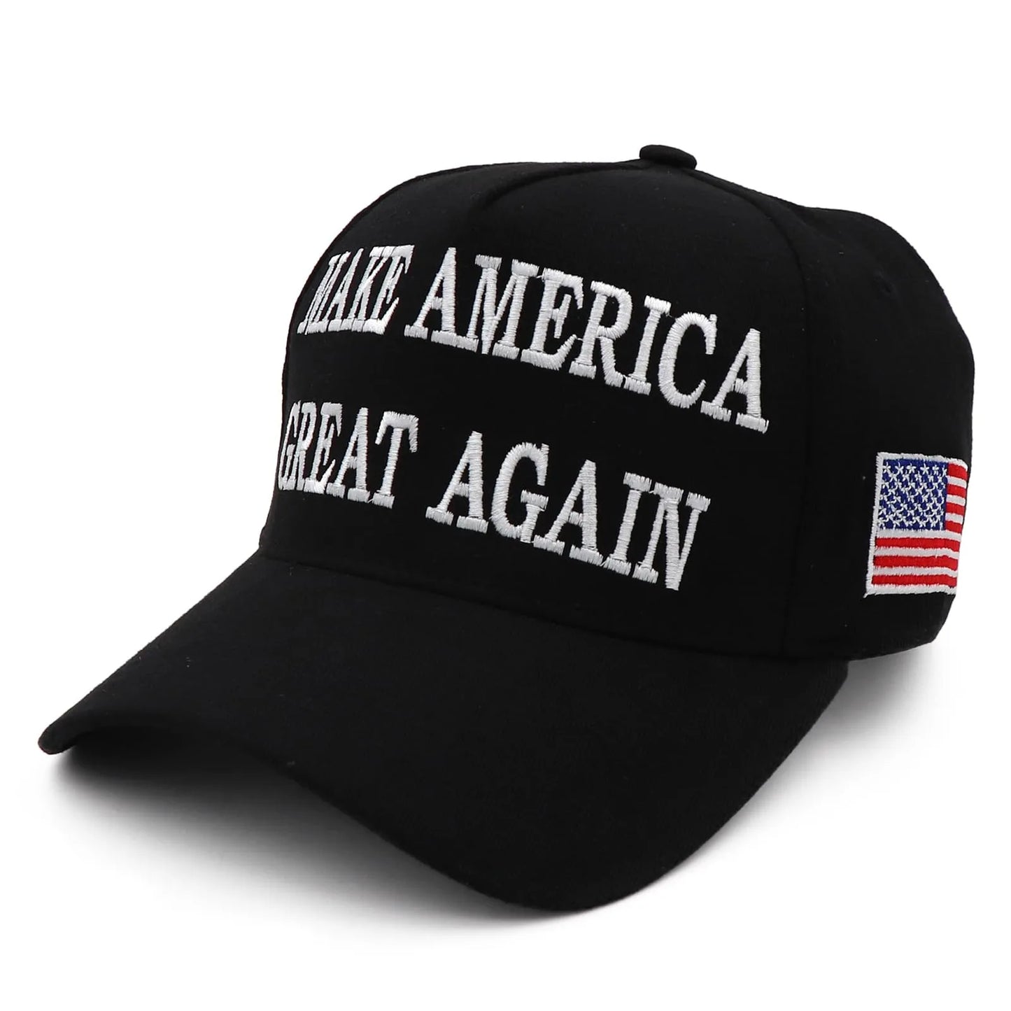 Adjustable Embroidered American Flag Baseball Cap For Men Women