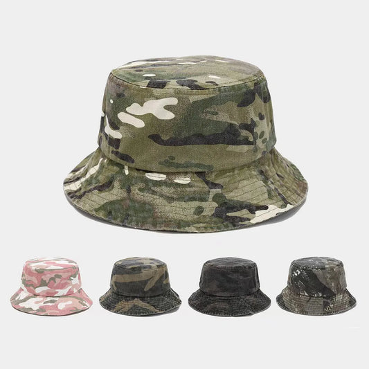 Japanese Tooling Camouflage Outdoor Mountaineering Sun Protection Bucket Hat