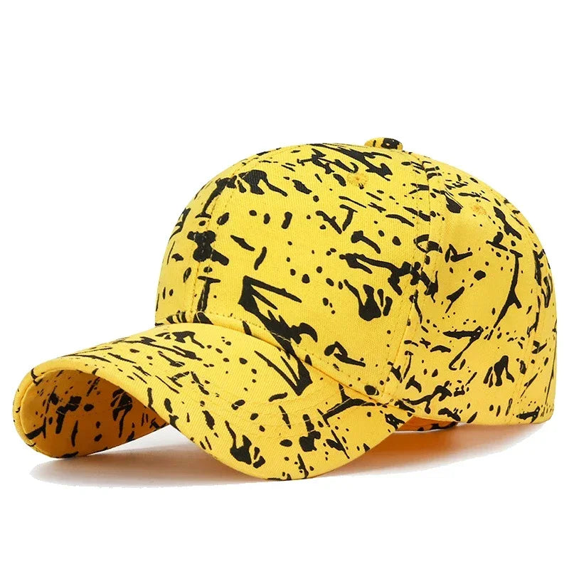 5 Colors New Fashion Youth Unisex Graffiti Style Sunshade Baseball Cap