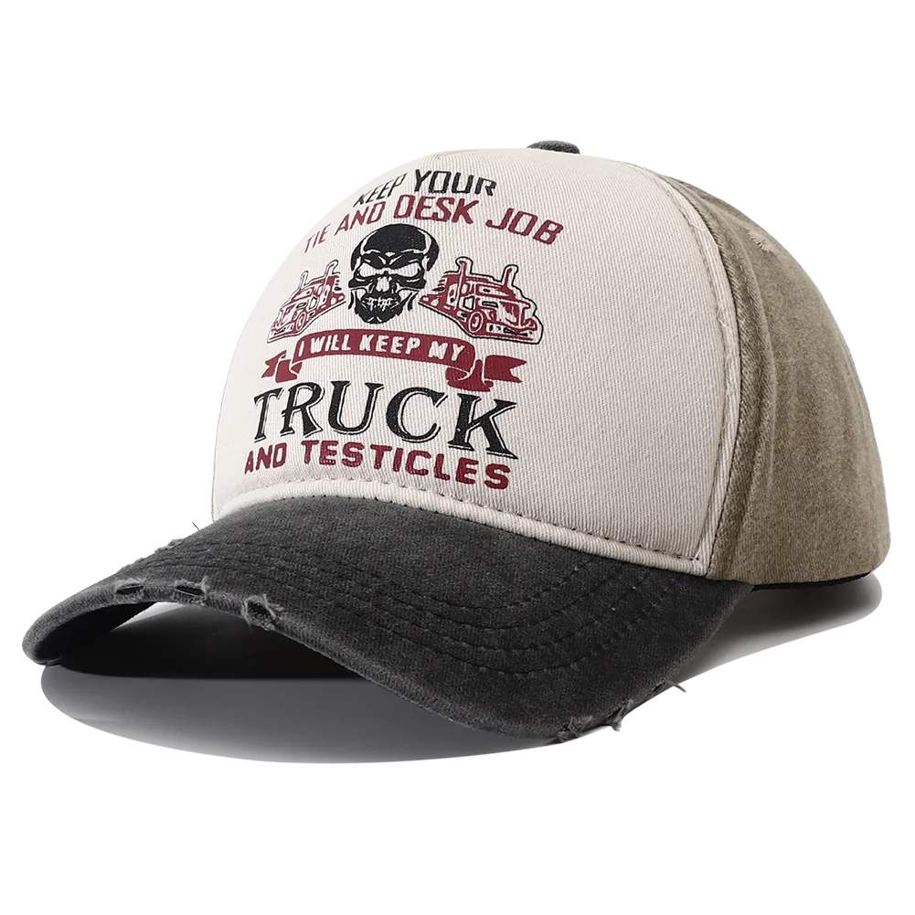 2023 New Designer 5 Panel Baseball Cap Skulls