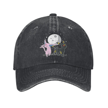 Pokemon Celestial Espeon And Umbreon Summer Baseball Hat