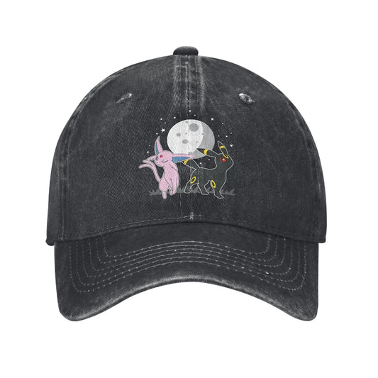 Pokemon Celestial Espeon And Umbreon Summer Baseball Hat