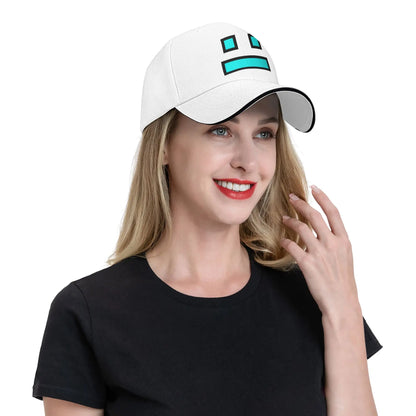 Cube Geometry Gaming Dash Baseball Caps
