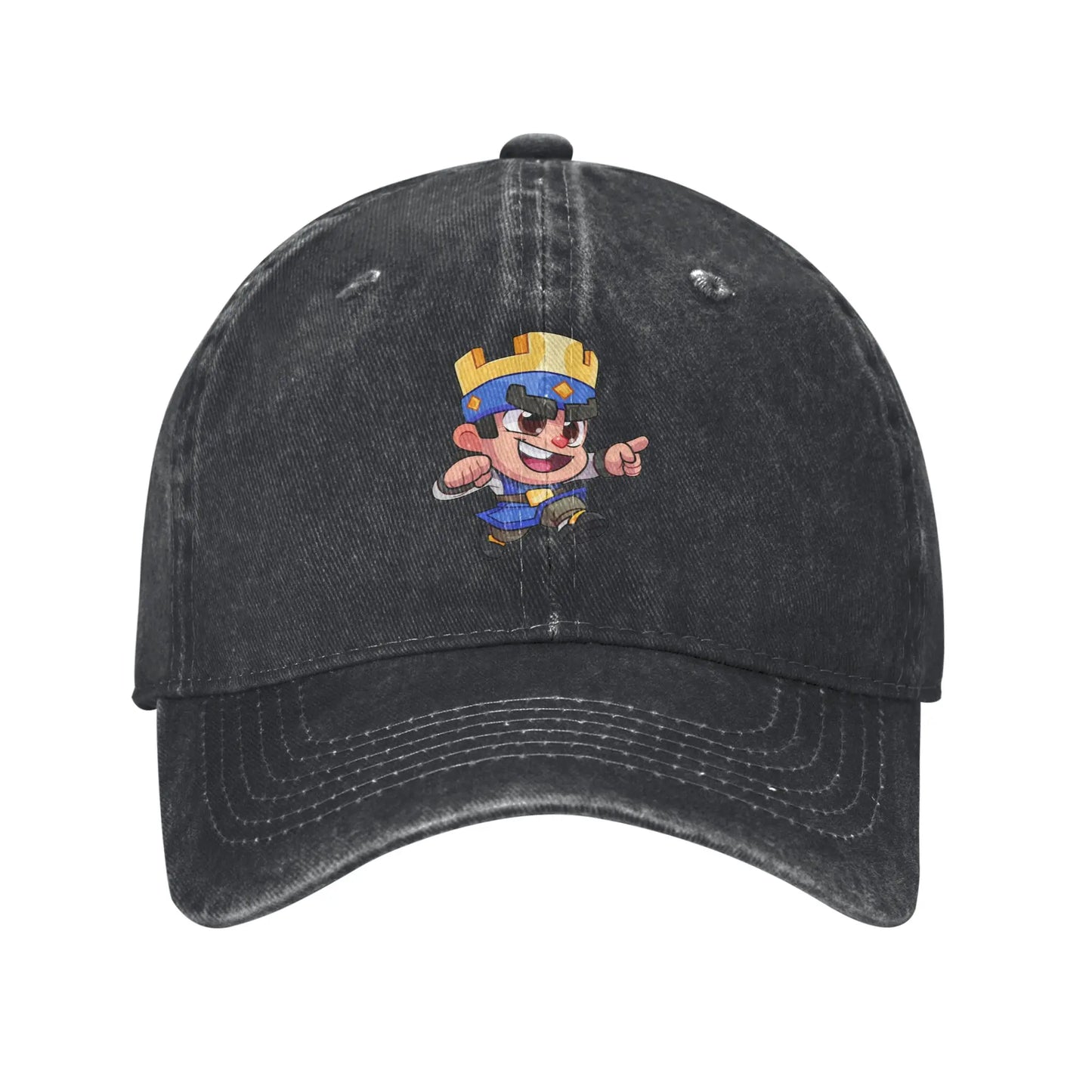 Washed Baseball Cap Gamer Clashes Royaleds Fans Summer For Women Men