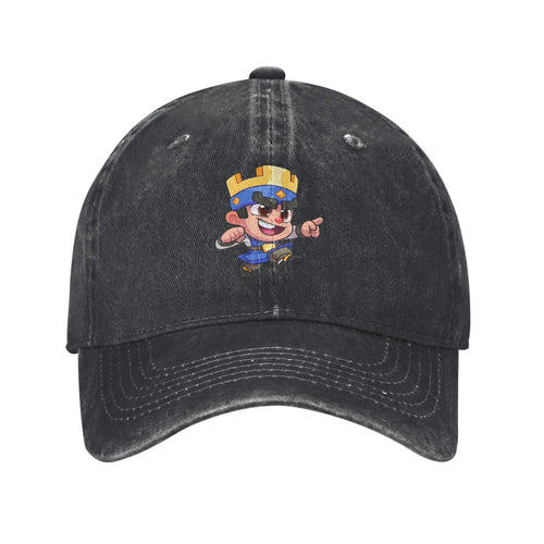 Washed Baseball Cap Gamer Clashes Royaleds Fans Summer For Women Men