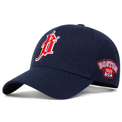Unisex B Letter Embroidery Baseball Caps Spring And Autumn Sunscreen Hat Sports Cap