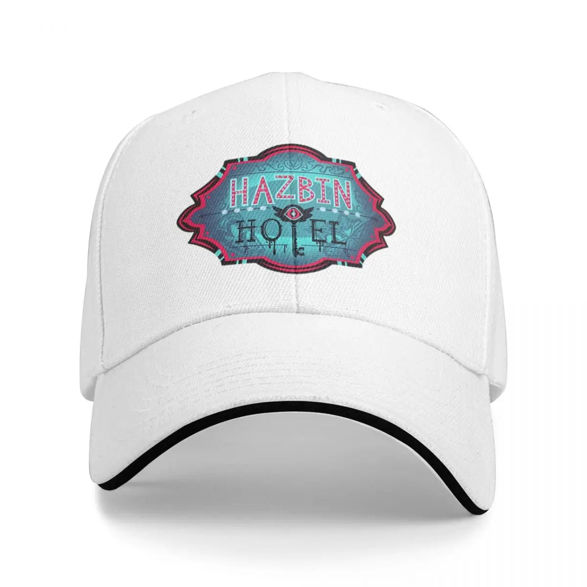 Unisex Baseball Hats Hazbines Hoteles Alastor Vox Printed Streetwear Baseball Caps