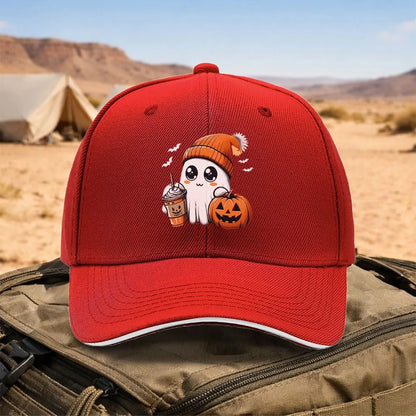 Pumpkin Spice Print Adjustable Baseball Cap