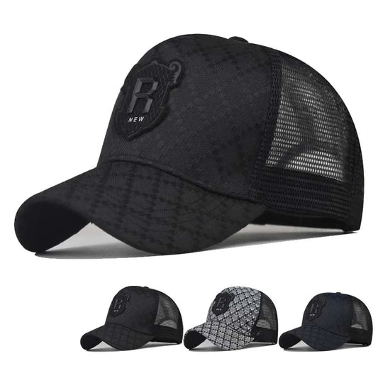 R Letter Icon Men's Baseball Cap